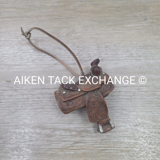 Western Saddle Holiday Ornament