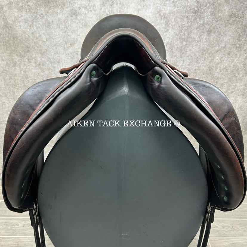 2005 Devoucoux Makila Monoflap Dressage Saddle, 18" Seat, 3A Flap, Medium/Medium Wide Tree, Foam Panels
