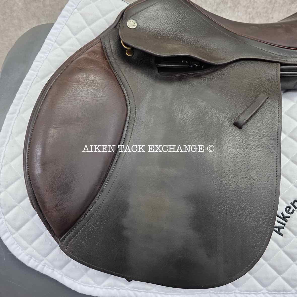 Mark Todd Close Contact Jump Saddle, 17.5" Seat, Medium Narrow Tree, Wool Flocked Panels