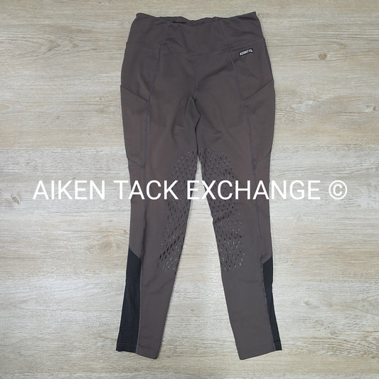 Kerrits Silicone Grip Knee Patch Tights, Size Small