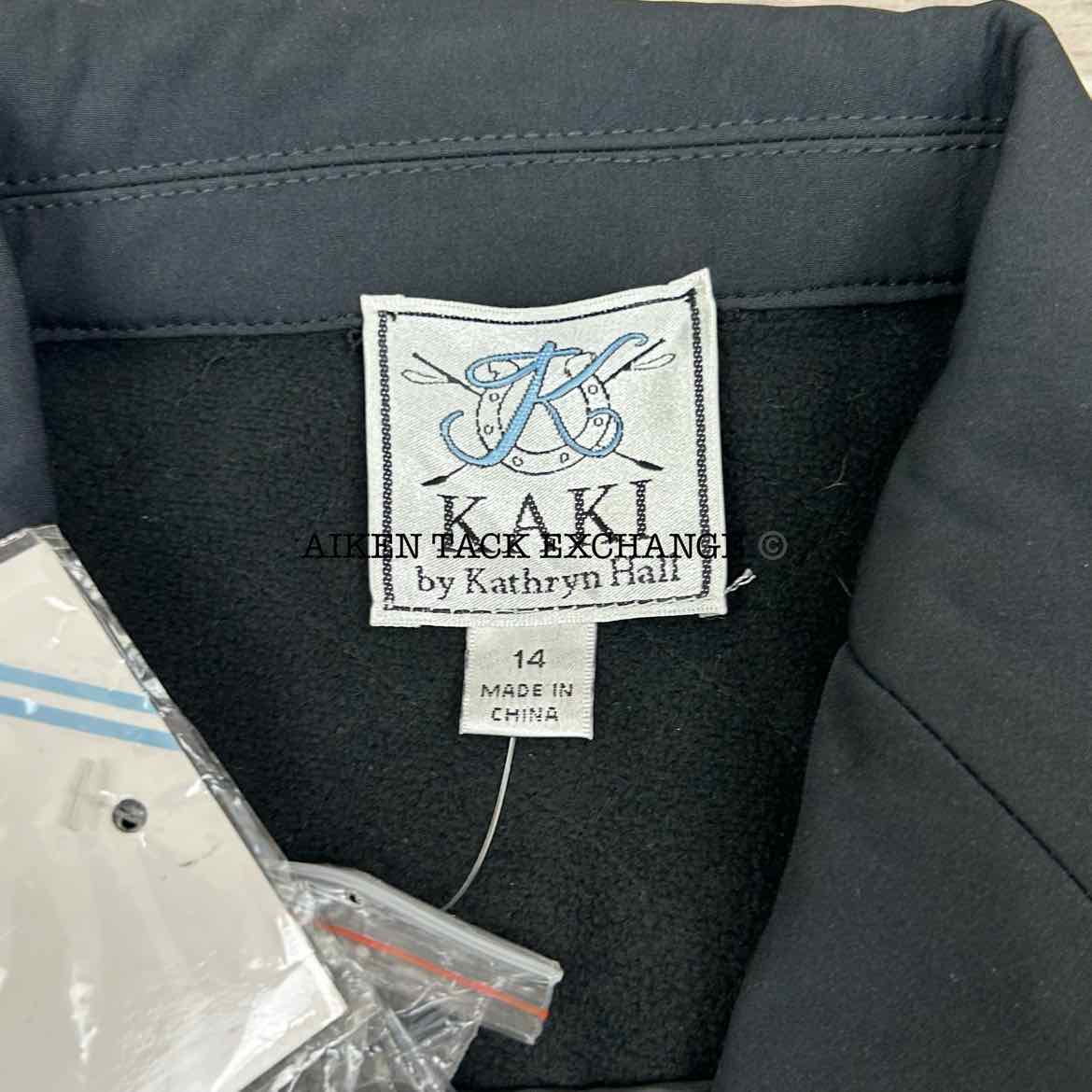 KAKI by Kathryn Hall Fleece Lined Show Coat, Size 14