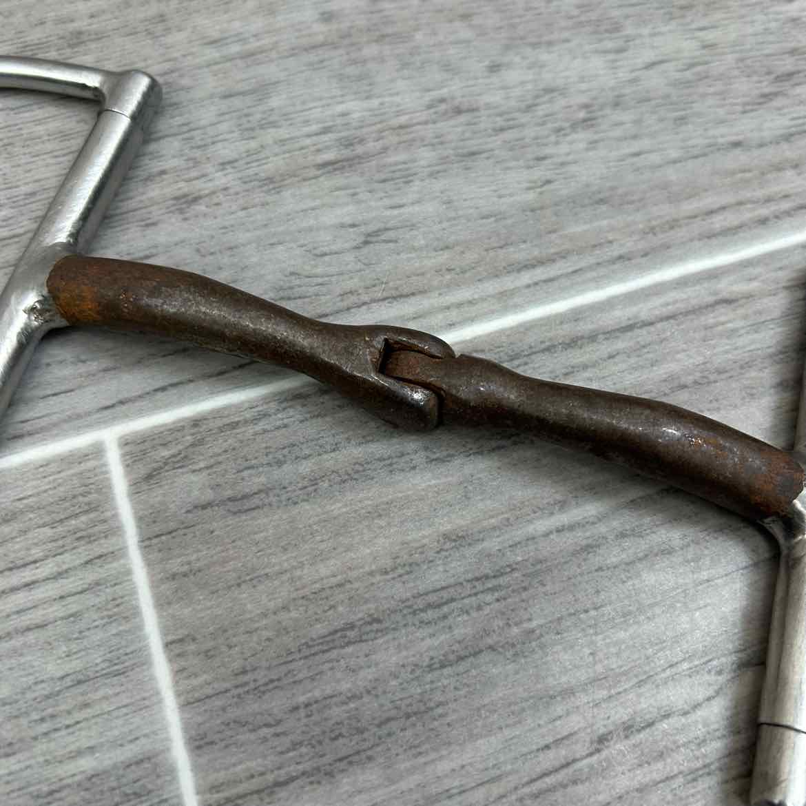 Jay Shuttleworth Hinged Sweet Iron D Ring Bit 5.25"