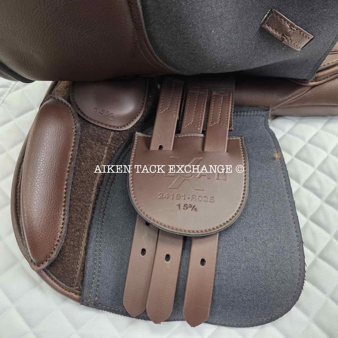 HDR - Henri de Rivel Vegan-X IGP All Purpose Saddle, 15.75" Seat, Adjustable Tree - Changeable Gullet, Wool Flocked Panels