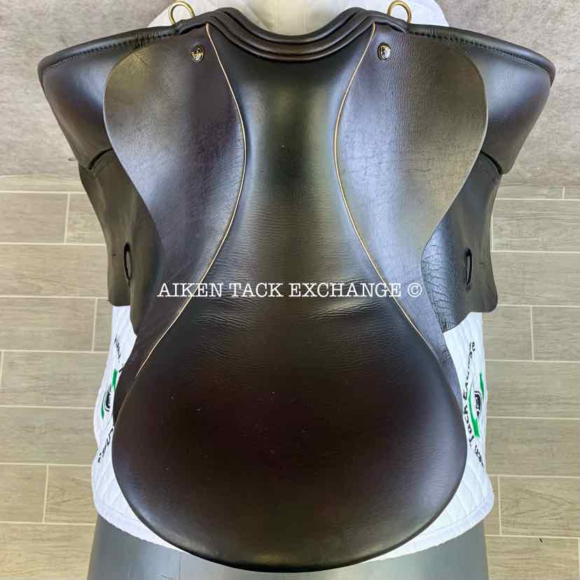 **SOLD** 2019 JRD Bella Dressage Saddle, 17.5" Seat, Medium Tree, Wool Flocked Panels