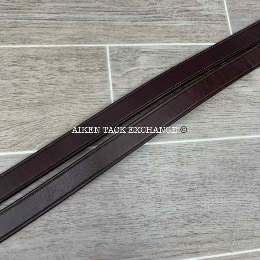 Ovation Elite Solid Stirrup Leathers, Brown, 54", Brand New