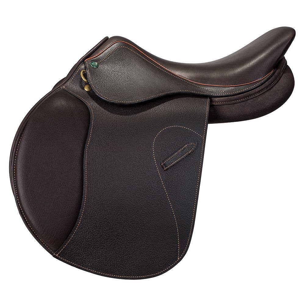 HDR - Henri De Rivel Memor-X Close Contact Saddle: Havana / 19 / Wide