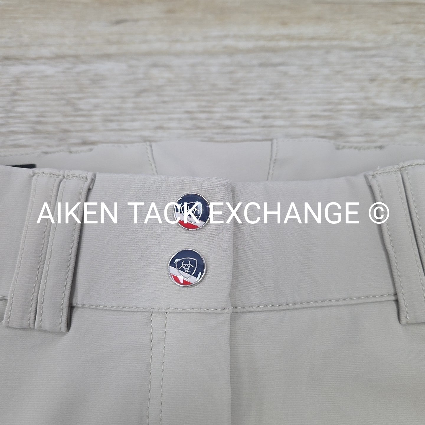 Ariat Tri Factor Silicone Grip Knee Patch Breeches, Size 22 L