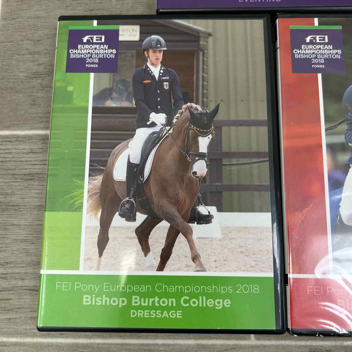 FEI Pony European Championships 2018 DVD Set: Dressage, Show Jumping, & Eventing