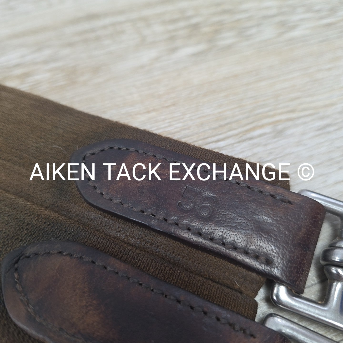 Total Saddle Fit StretchTec Anatomic Shoulder Relief Girth, Brown, 56"