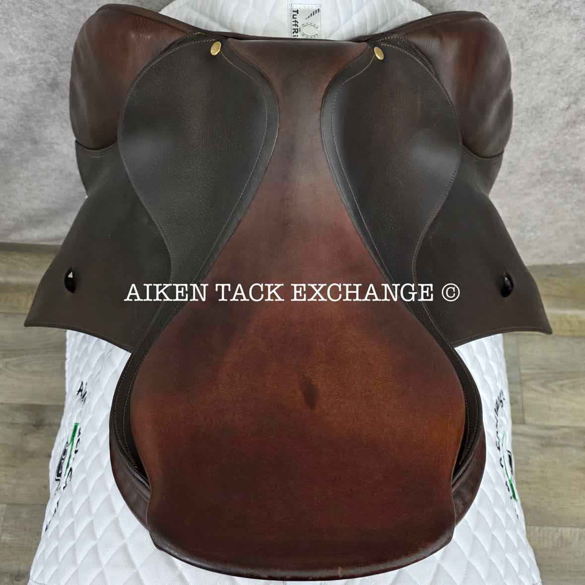 2007 Bruno Delgrange Virtuose Close Contact Jump Saddle, 17.5" Seat, Medium Wide Tree, Foam Panels