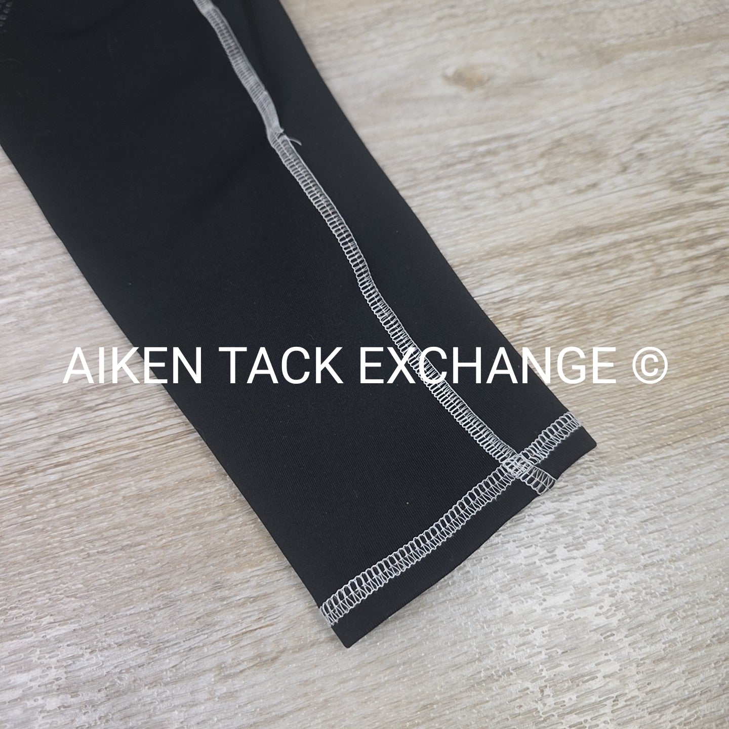 Dover Saddlery Riding Sport Fleece Lined Silicone Grip Knee Patch Tights, Size L