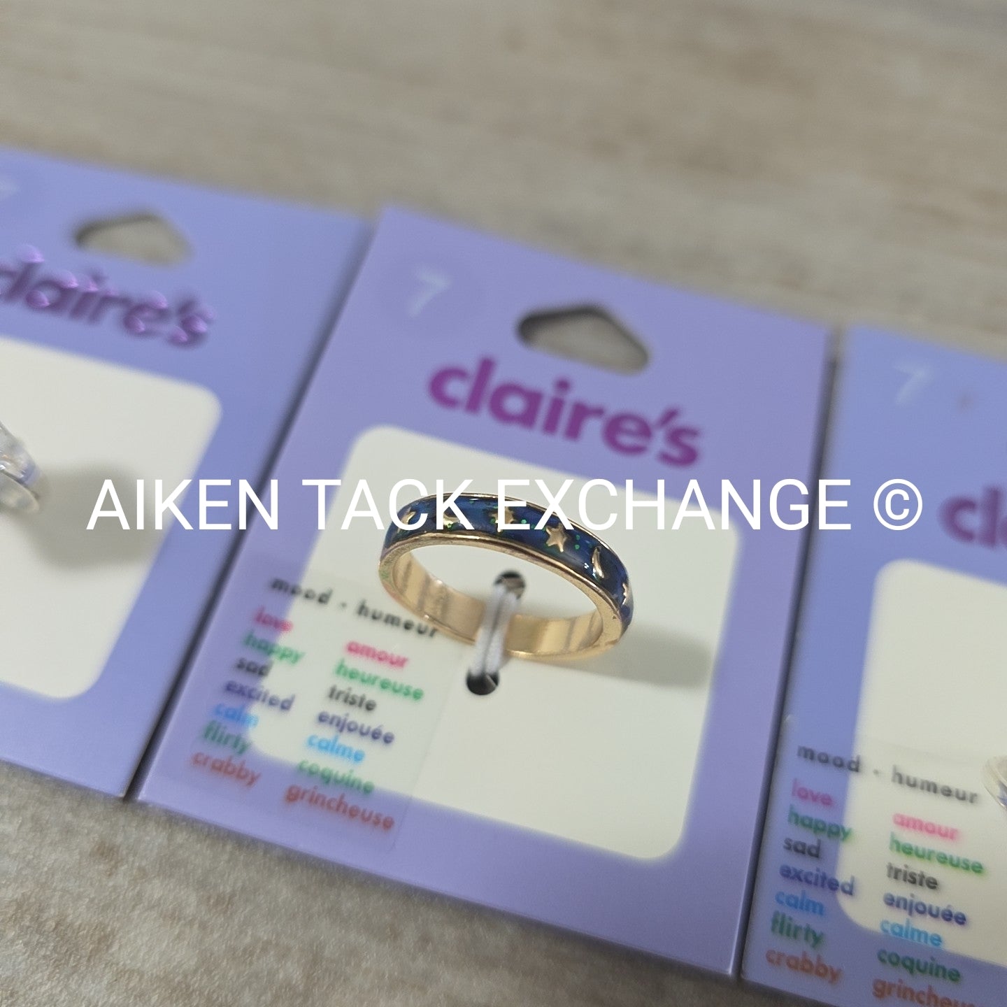 Claire's Mood Rings (3) - Size 7