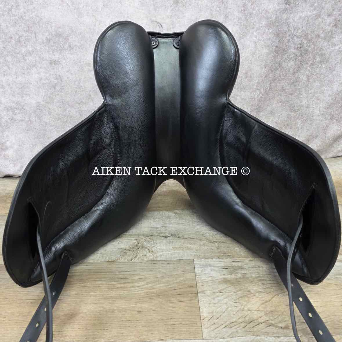 2024 Envy Motion Dressage Saddle, 17" Seat, Adjustable Tree, Wool Flocked Panels