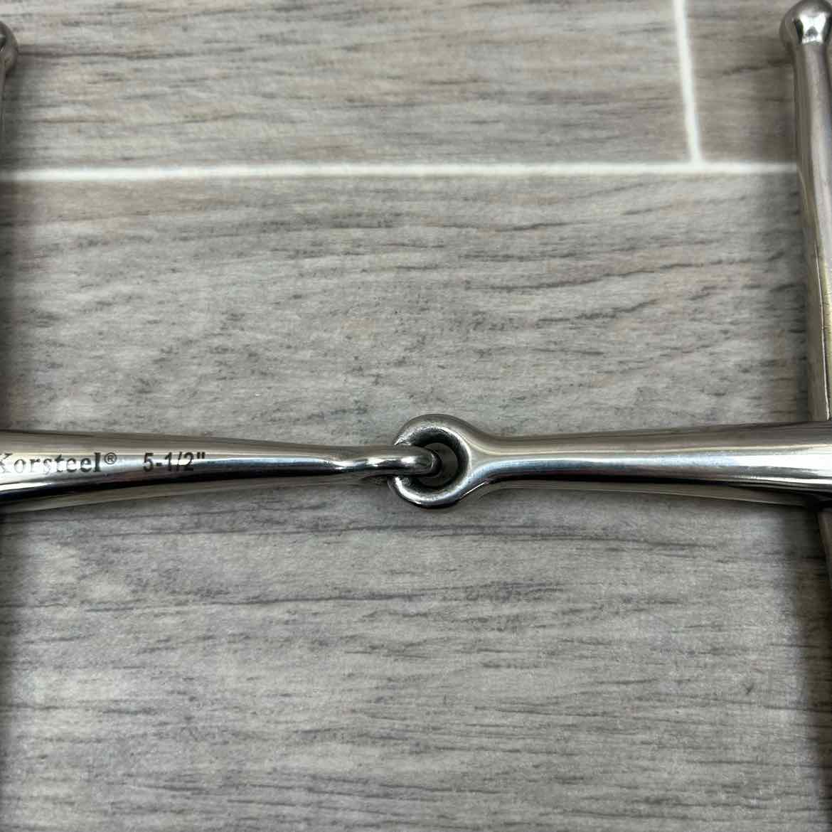 Korsteel Single Joint Full Cheek Gag Bit 5.5"