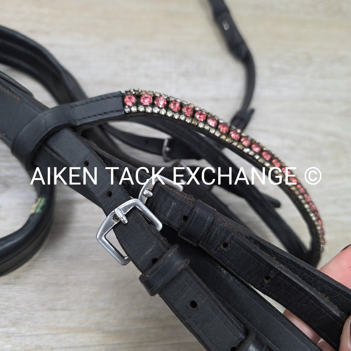 BARGAIN BUNDLE: 2 Dressage Bridles, No Reins, Black, Size Cob & Full