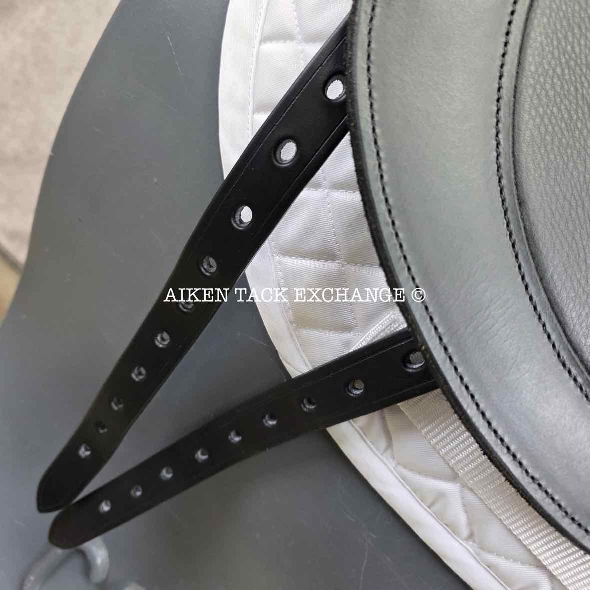 2023 Envy by Custom Saddlery Motion Monoflap Dressage Saddle, 17.5" Seat, Adjustable Tree, Wool Flocked Panels