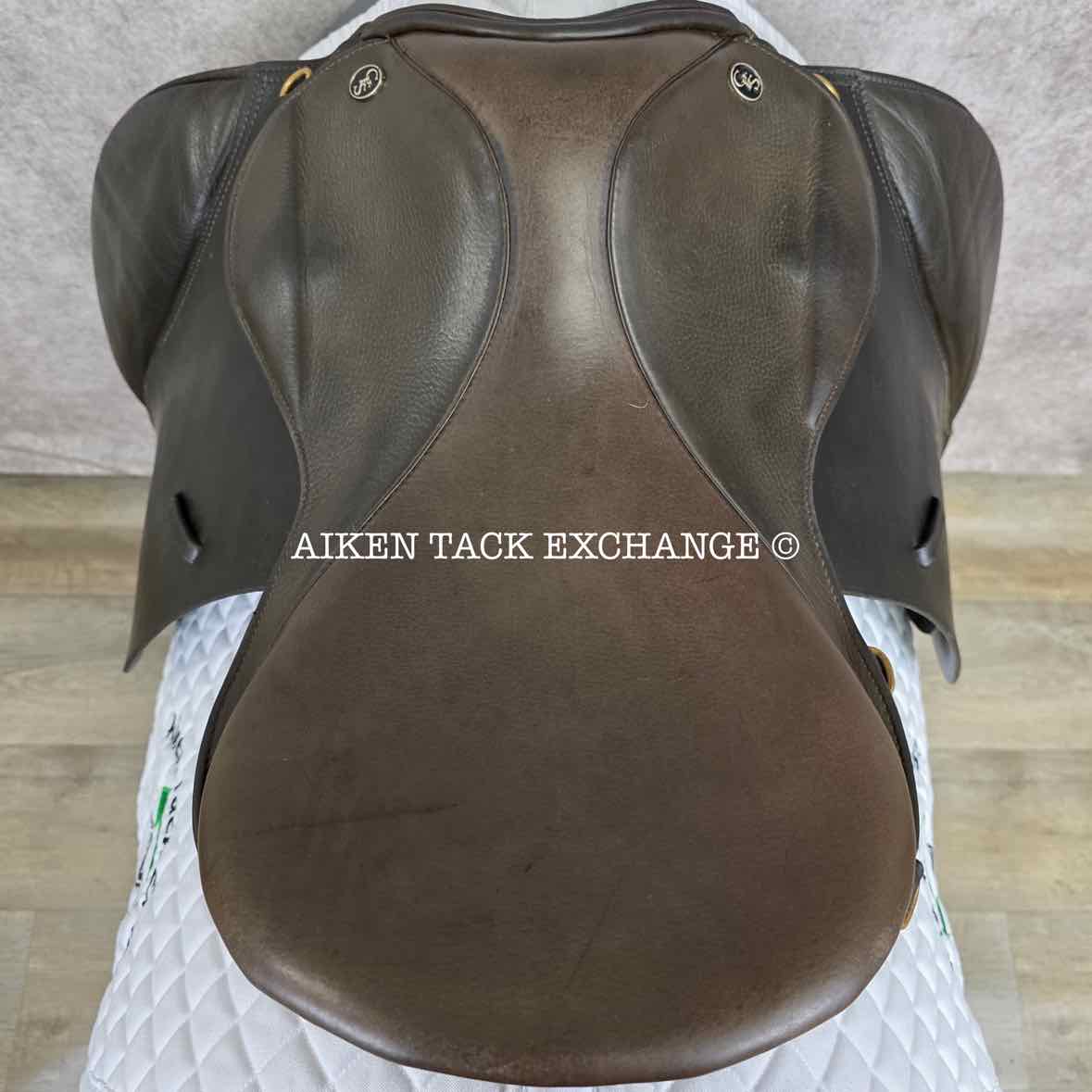 GFS Fieldhouse All Purpose Saddle, 17" Seat, Extra Wide Tree, Wool Flocked Panels