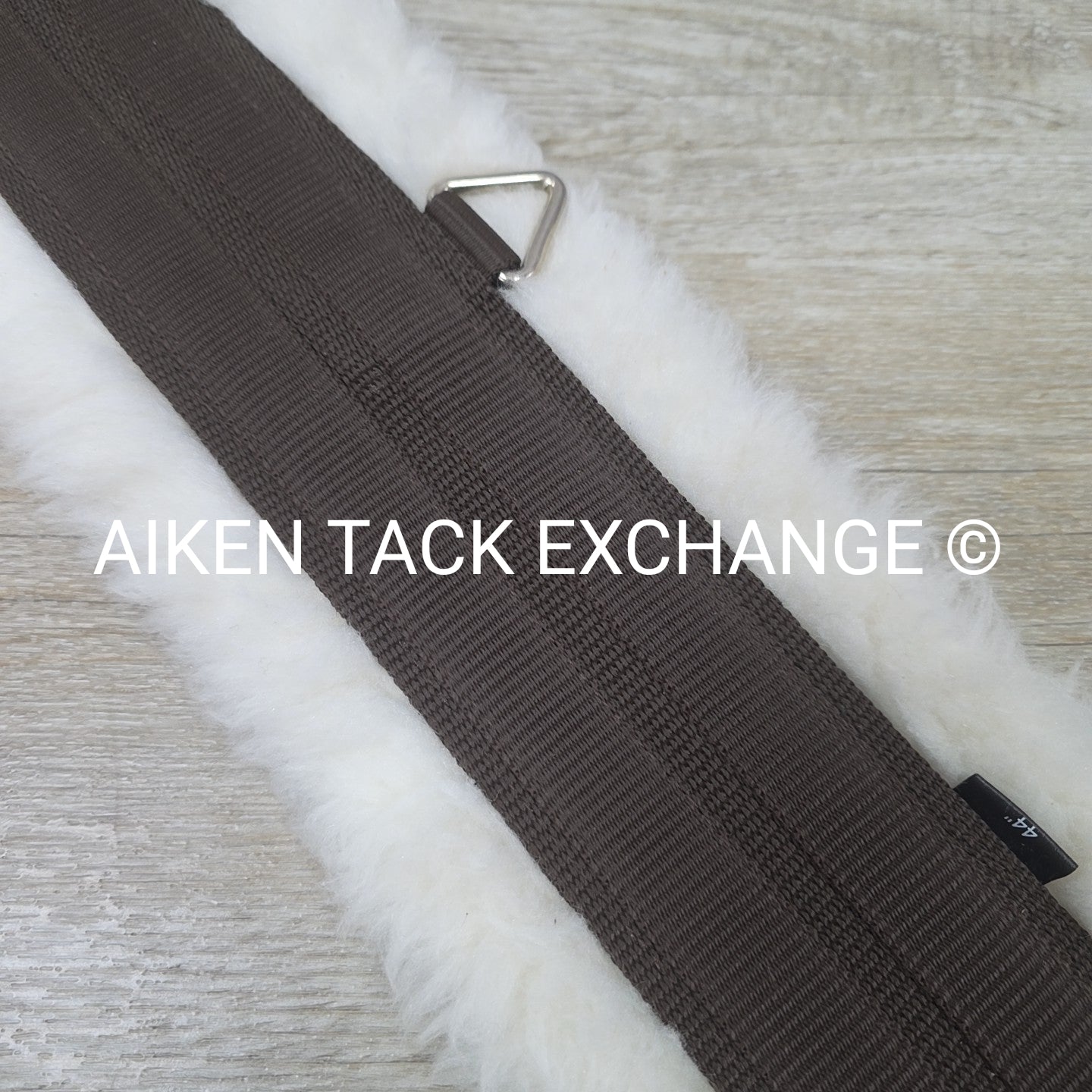Fleece Girth with Double End Elastic, Brown, 44"