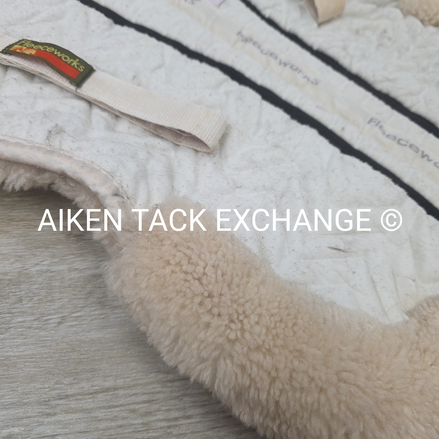 Fleeceworks FXK Rolled Edge Sheepskin Half Pad, Size Large