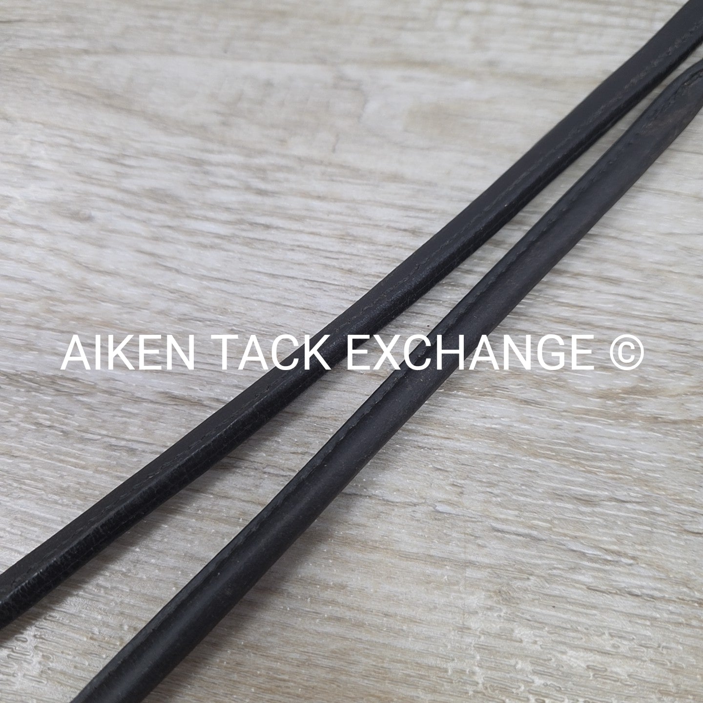 Rolled Leather Curb Reins