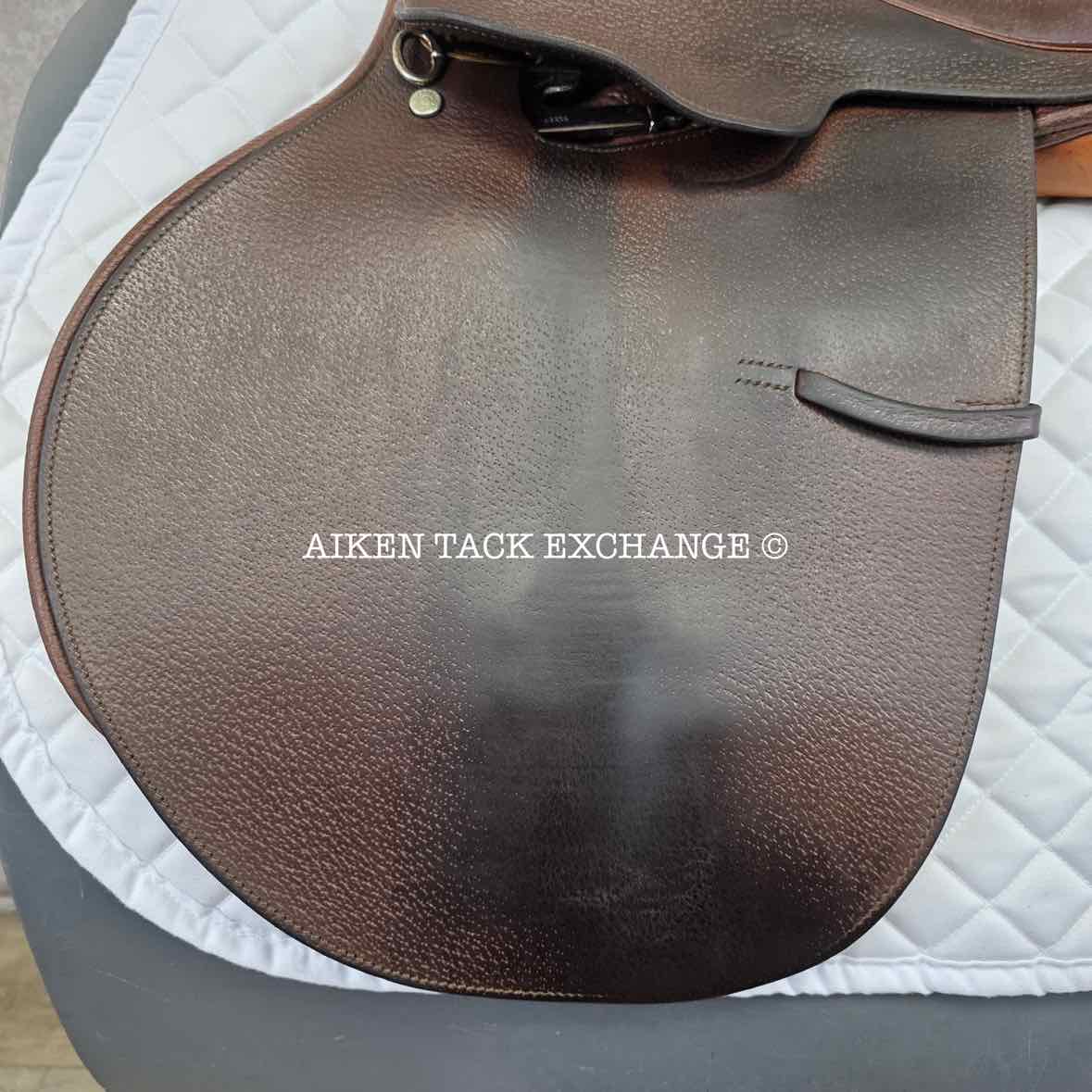 Crosby Miller's Prix Des Nations Close Contact Saddle, 17.5" Seat, Medium Tree, Foam Panels