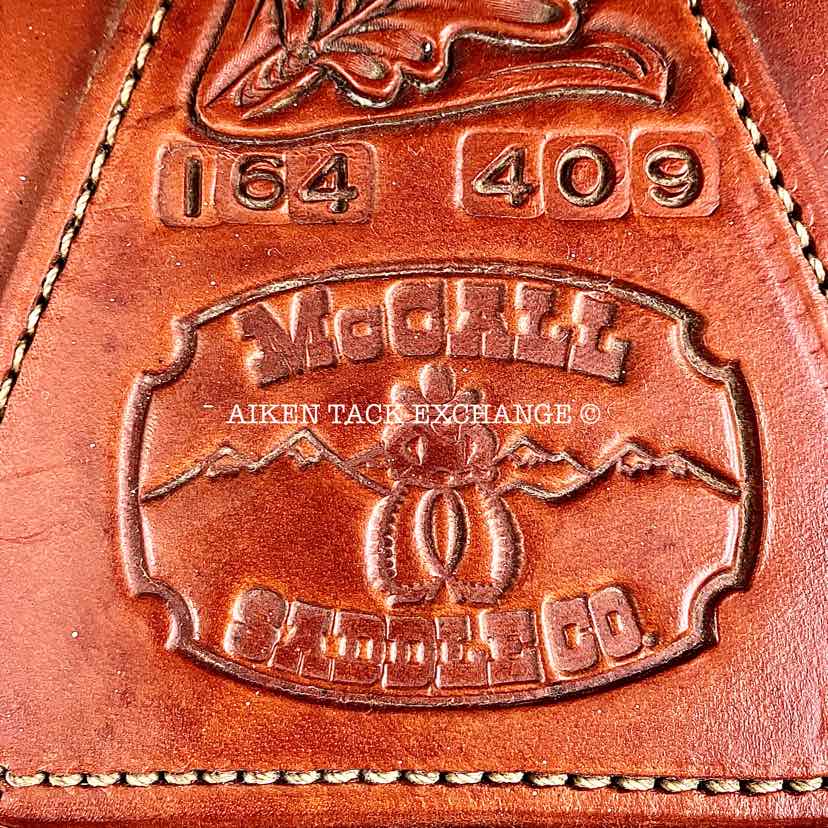**SOLD** 2009 McCall Saddle Co. 98 Wade Western Saddle, 17" Seat, Wide Tree - Full QH Bars, Comes with Matching Breastplate & Rear Cinch