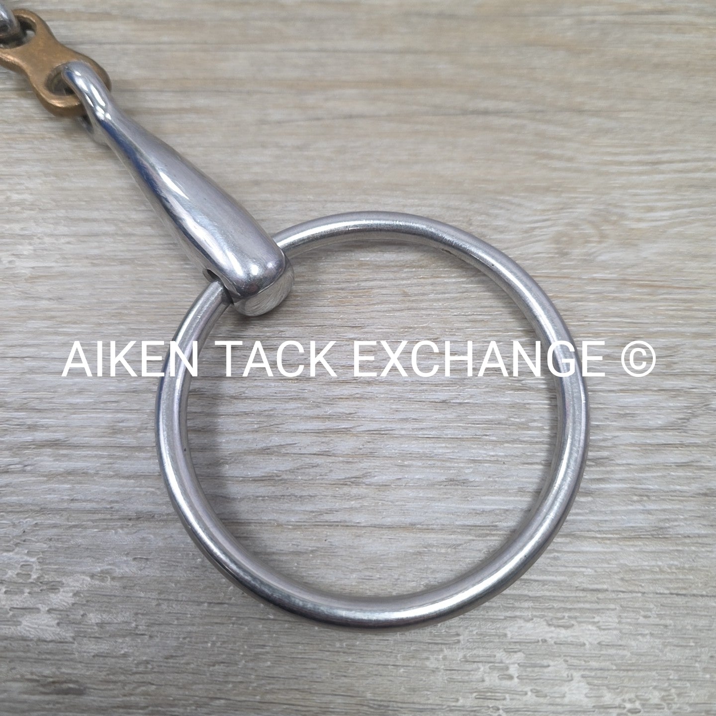 Copper French Link Loose Ring Bit 6"
