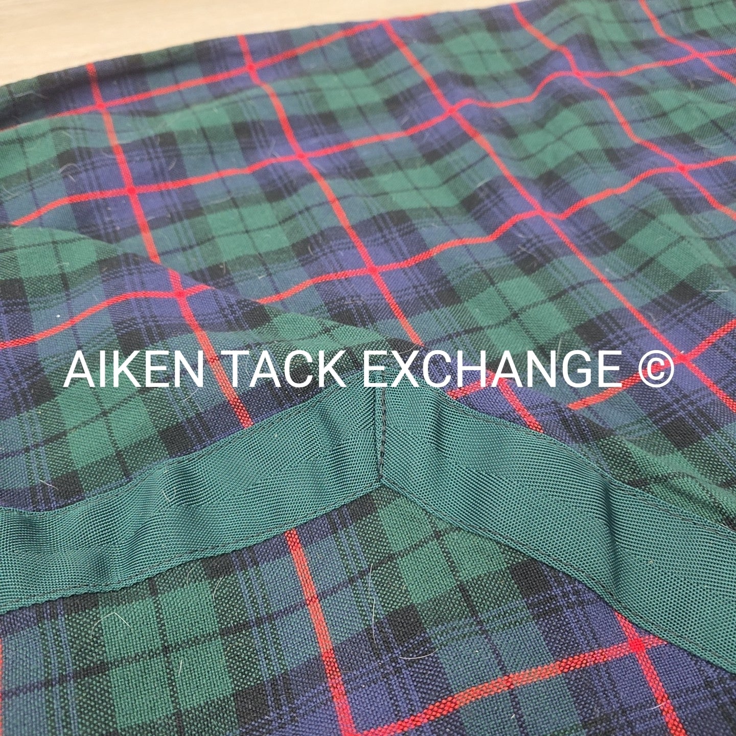 5/A Baker Original Tartan Plaid Stable Sheet, 80"