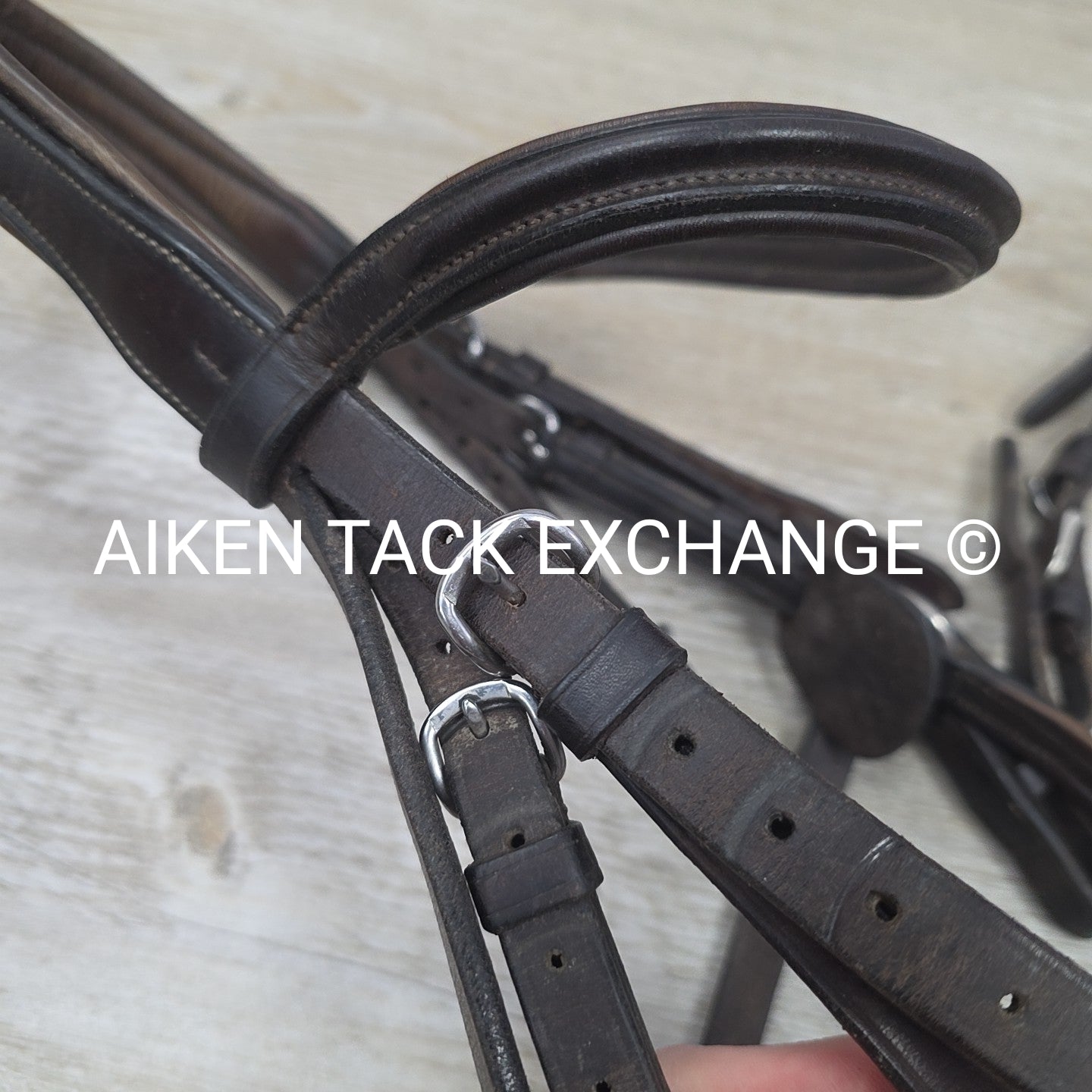 BARGAIN BUNDLE: 2 Vespucci Figure 8 Bridles with Rubber Reins, Brown, Size Full