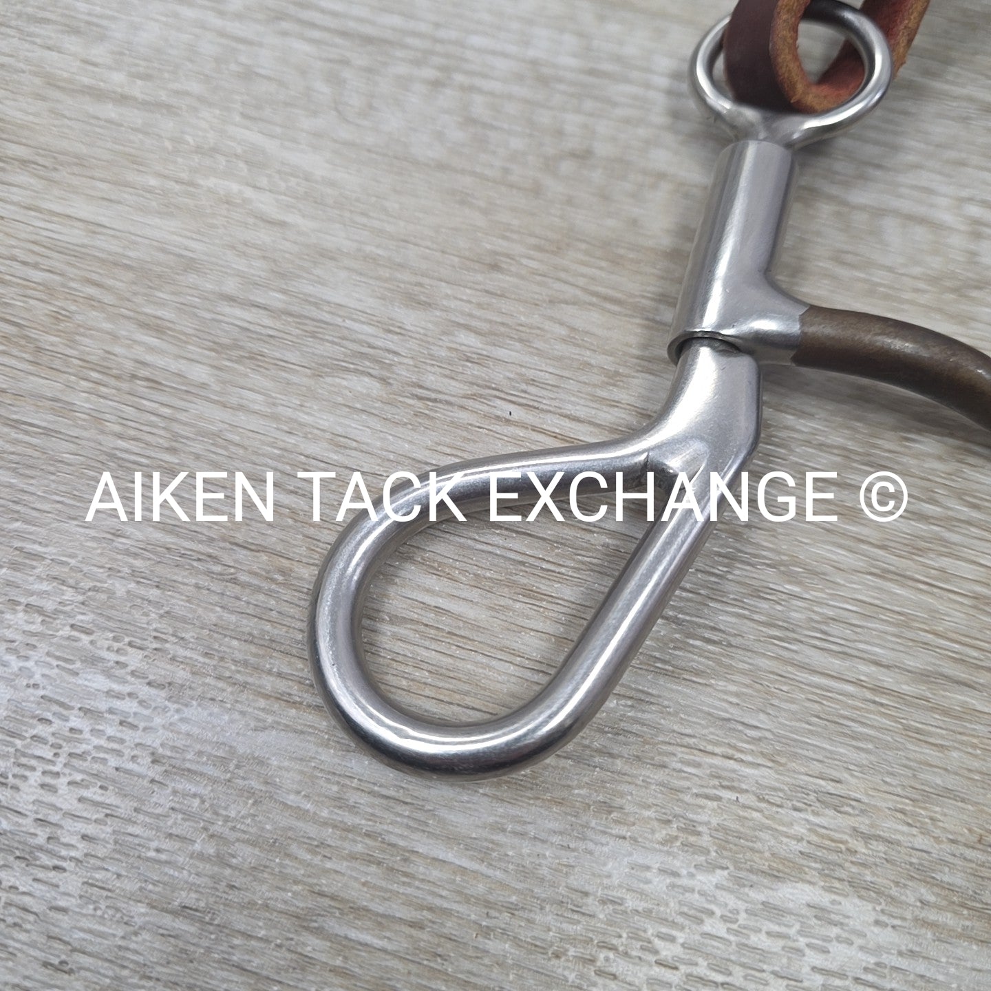 Bowman Bits Double Joint Tear Drop Curb Bit with Curb Strap 5.25"