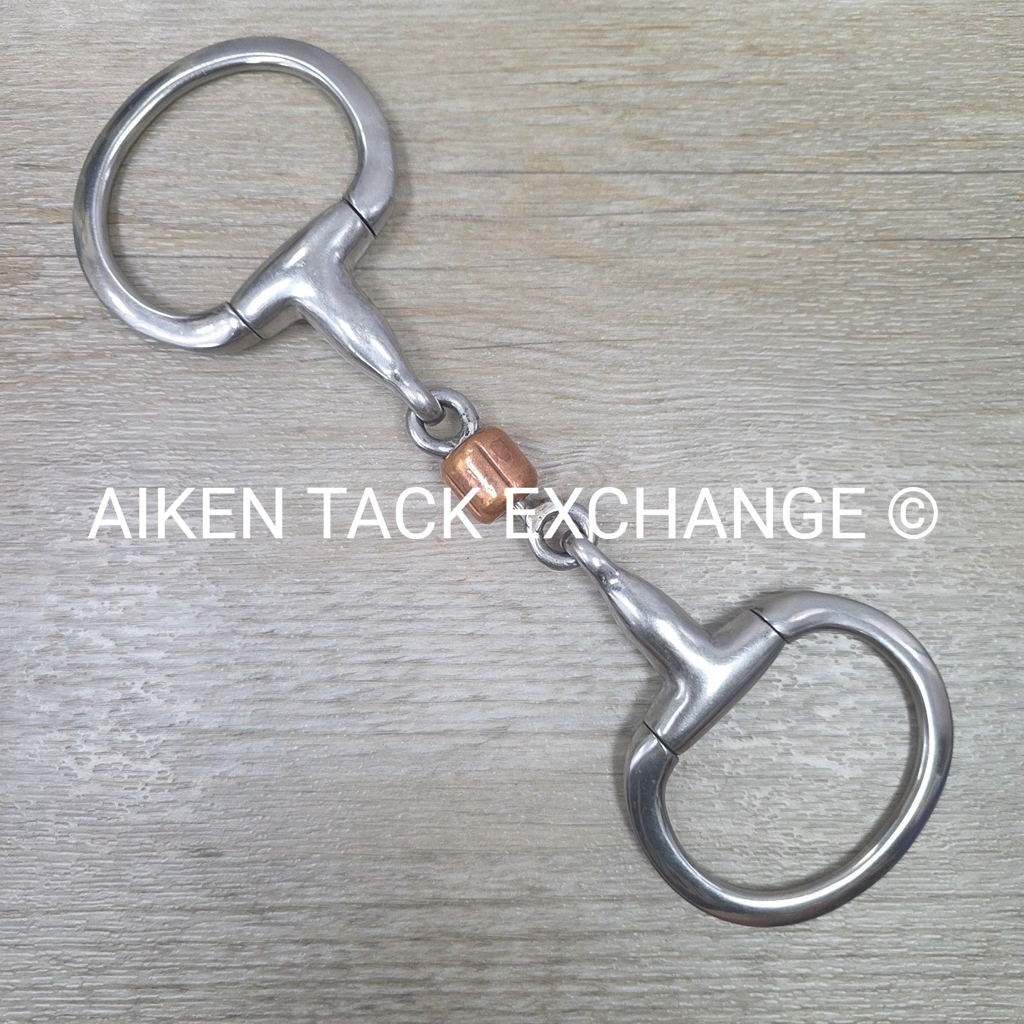 Double Joint Eggbutt Bit with Copper Roller 5"