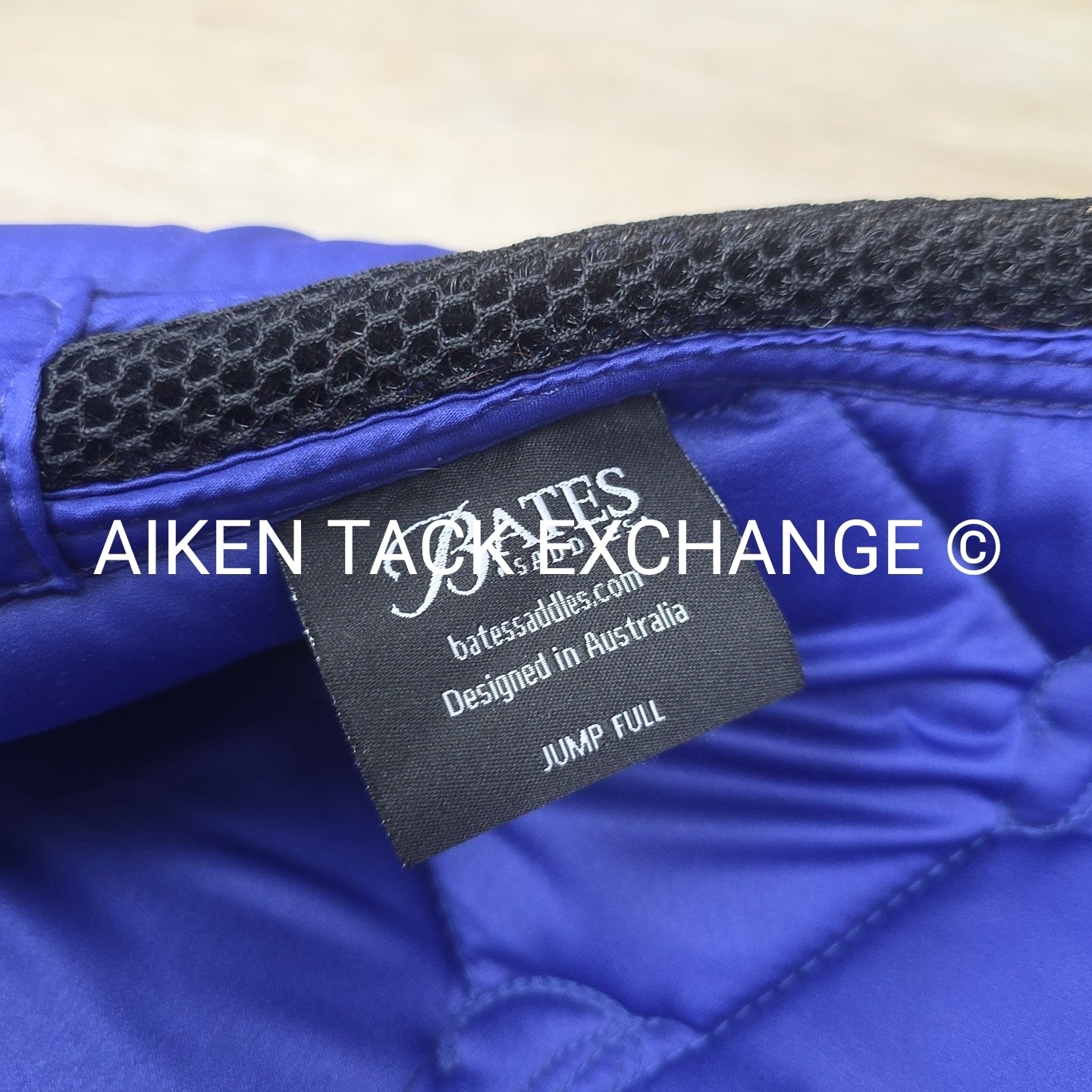 Bates Jump Saddle Pad with Logo Embroidery - Size Full