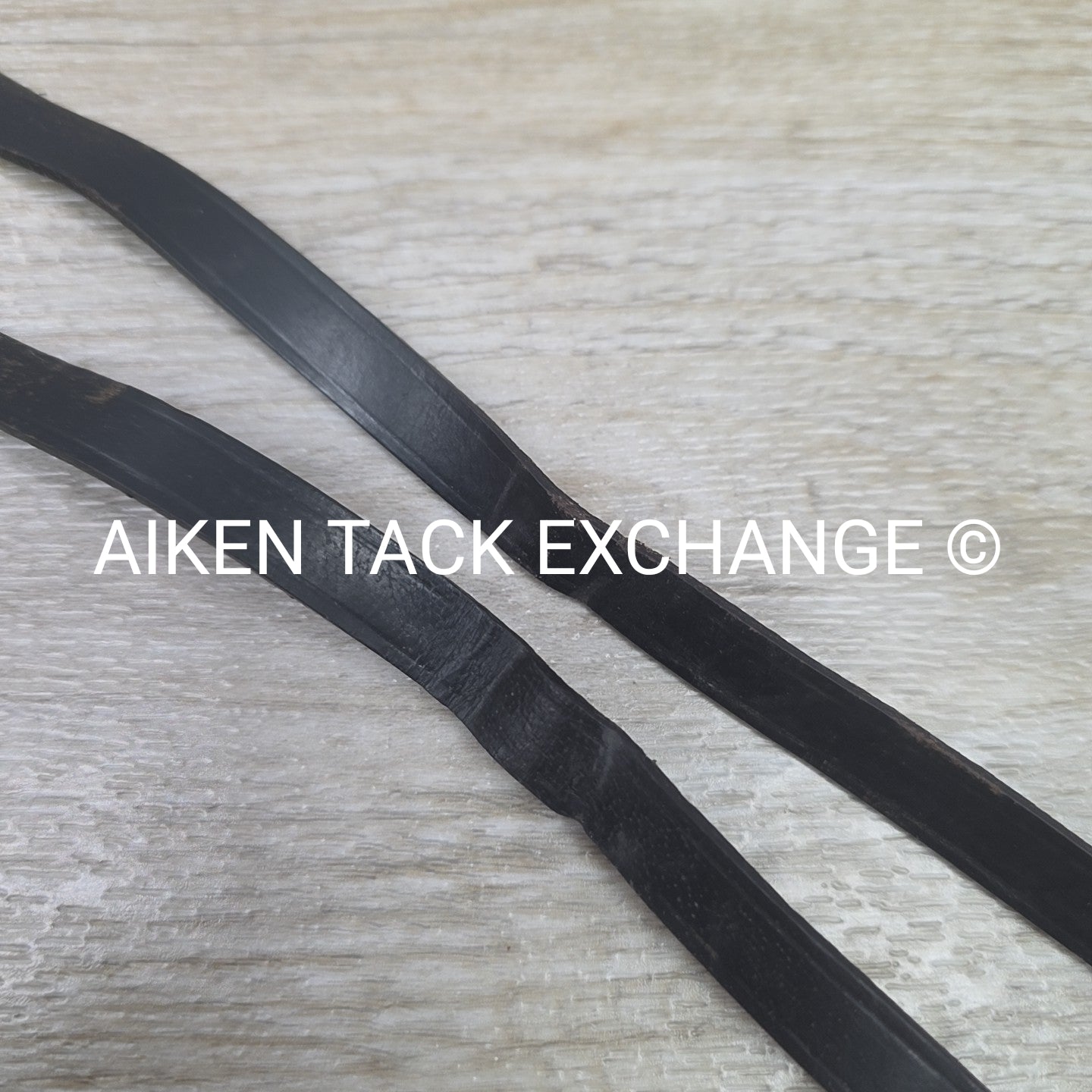 Leather Spur Straps, Black