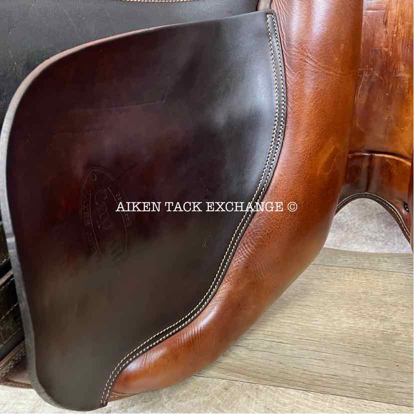 **SOLD** 2008 Bates Close Contact Jump Saddle, 17.5" Seat, Adjustable Tree - Changeable Gullet, CAIR Panels
