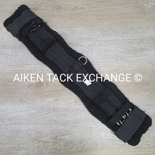 Toklat Contoured Dressage Girth, Black, 24"