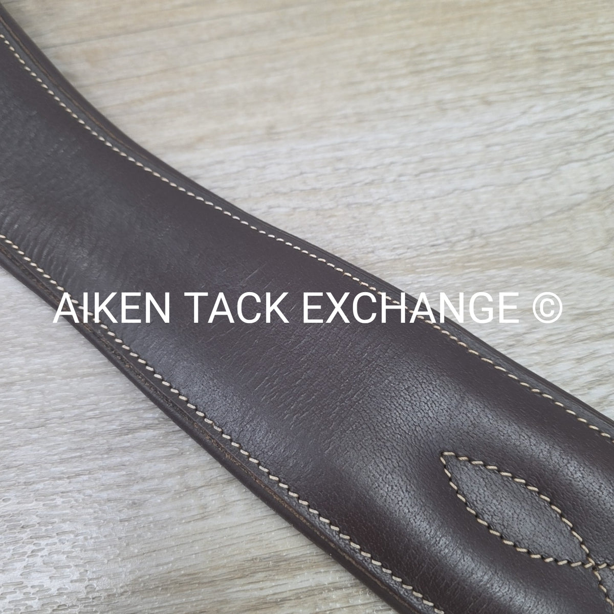Contour Double End Elastic Girth, Brown, 52"