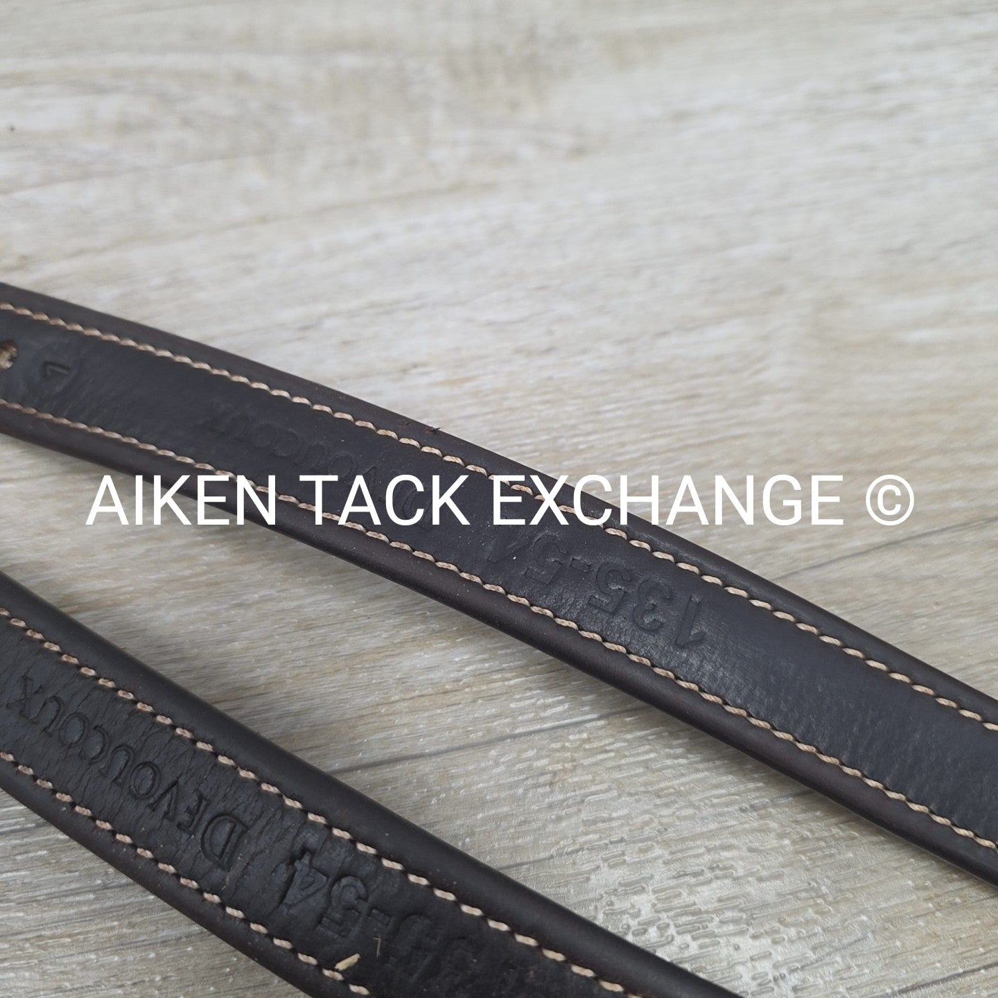 Devoucoux Classic Stirrup Leathers, Brown, 54"