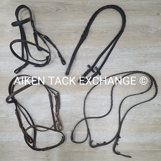 BARGAIN BUNDLE: Stubben Bridle with Reins & Unknown Brand Bridle with Laced Rein