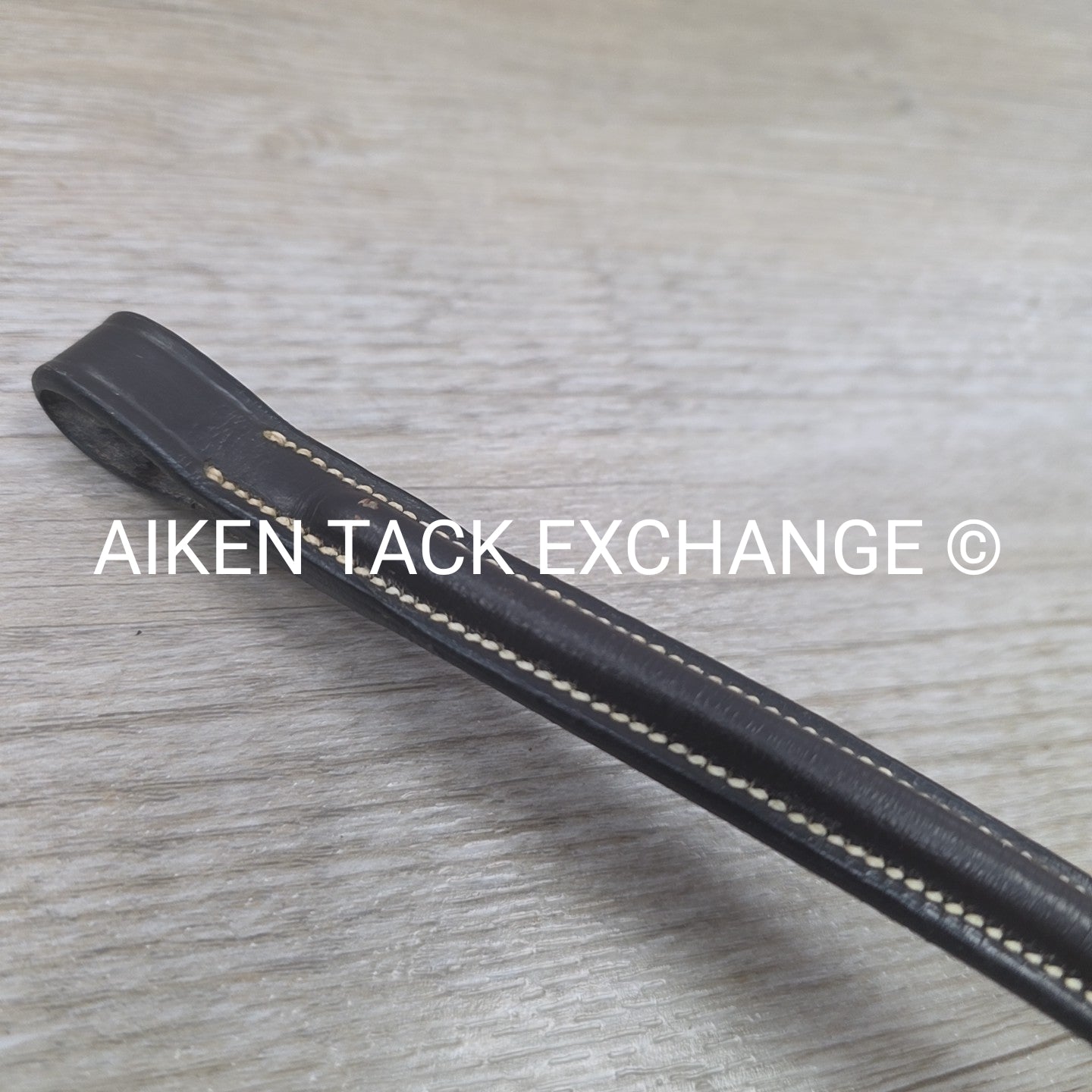 Round Raised Browband, Brown, Size 13.5"