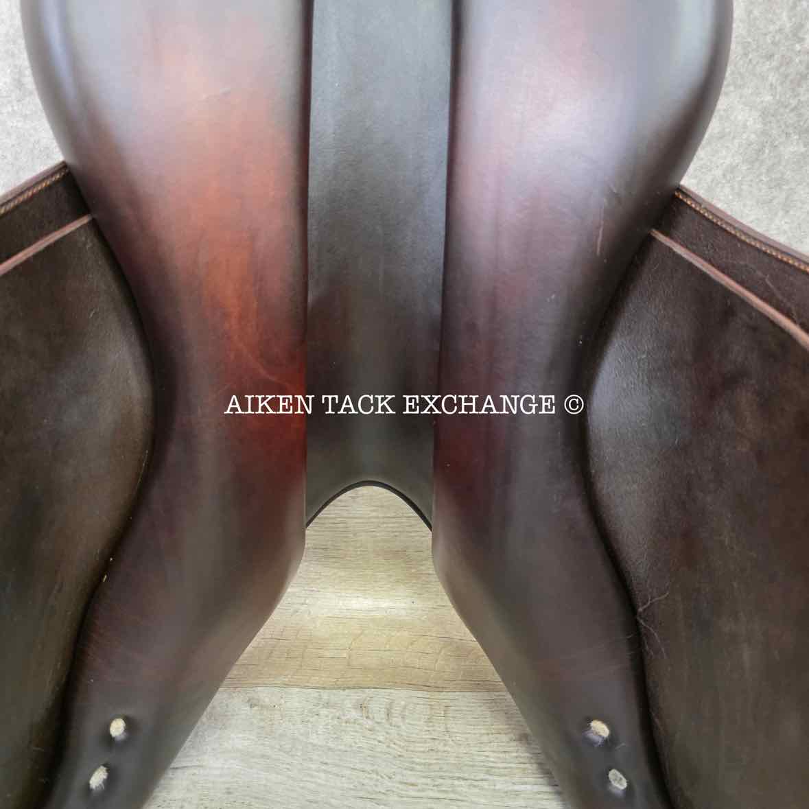 **SOLD** 2014 Bruno Delgrange Virtuose Jump Saddle, 17.5" Seat, 5X Flap, Medium Tree, Foam Panels