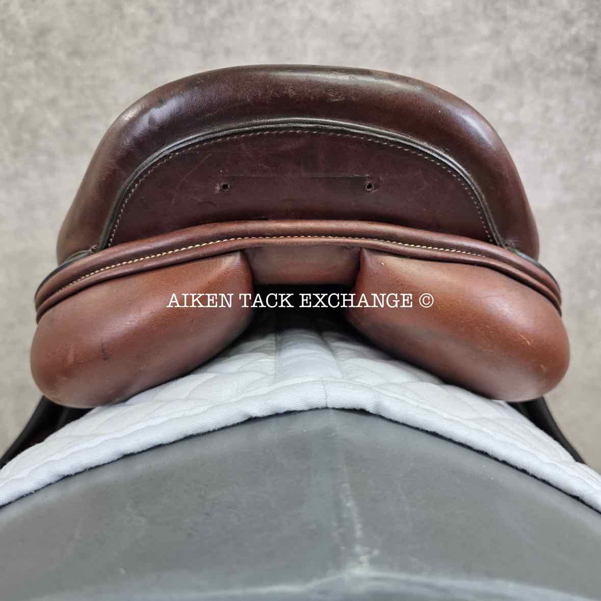 Ovation Ruiz Diaz Close Contact Jump Saddle, 17.5" Seat, Medium Tree, Foam Panels