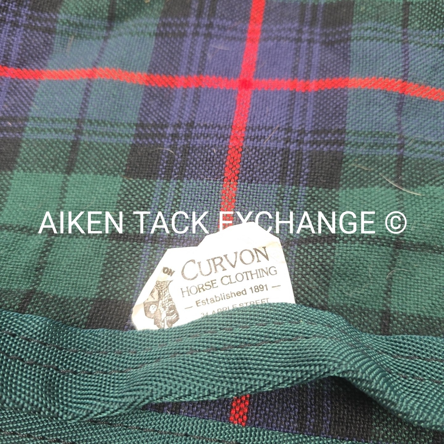 5/A Baker Original Tartan Plaid Stable Sheet, 80"