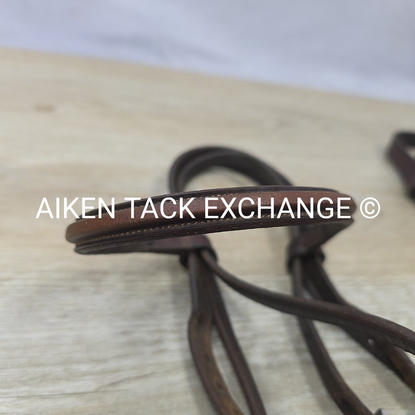 BARGAIN BUNDLE: 2 Plain Raised Bridles with Laced Reins & Rubber Reins, Brown, S