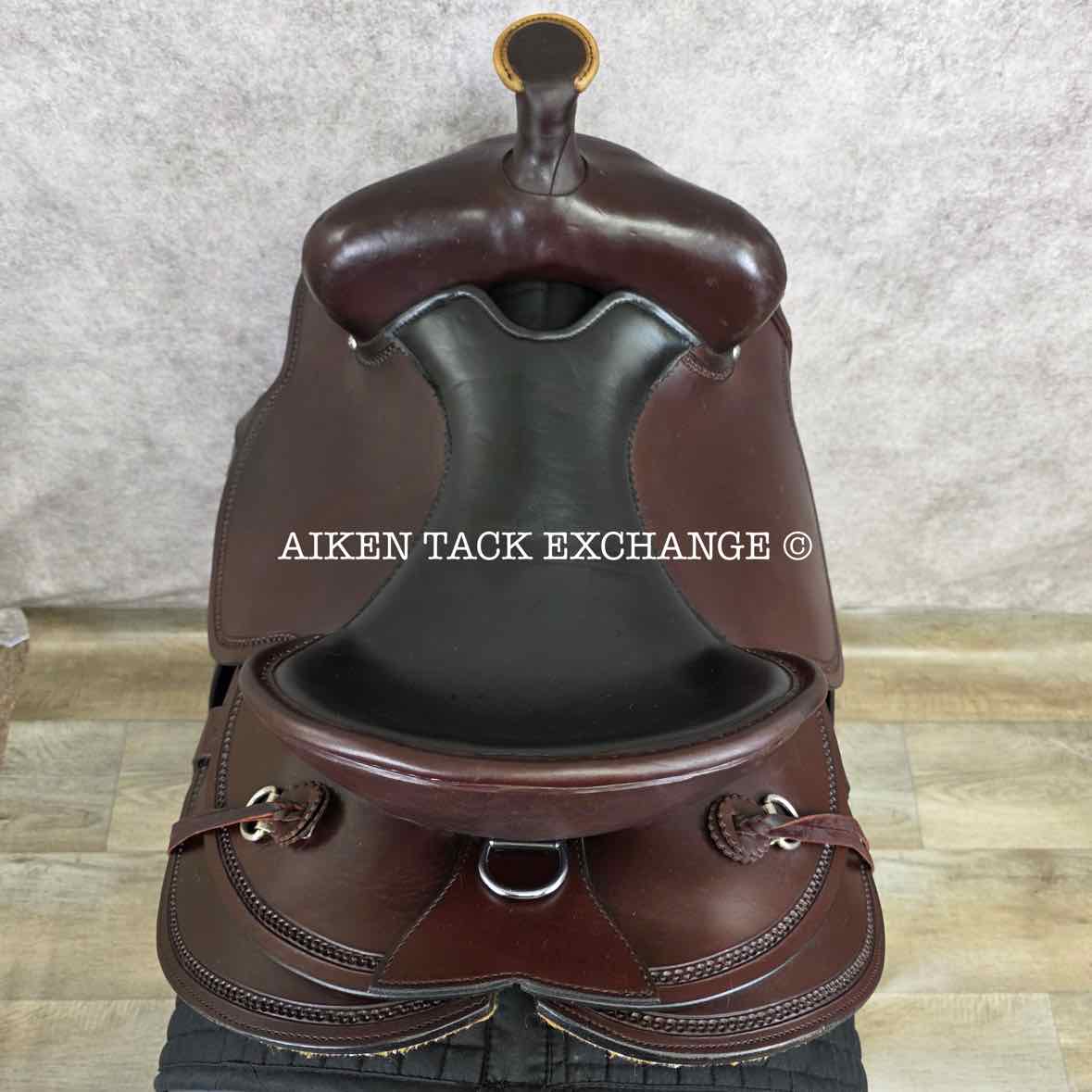 2007 Circle Y 2177 Draft Horse Park & Trail Western Saddle, 16" Seat, Extra Wide Tree, Comes with Matching Tack