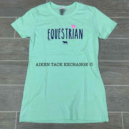 Stirrups Clothing Short Sleeve Equestrian T-Shirt, Size Small