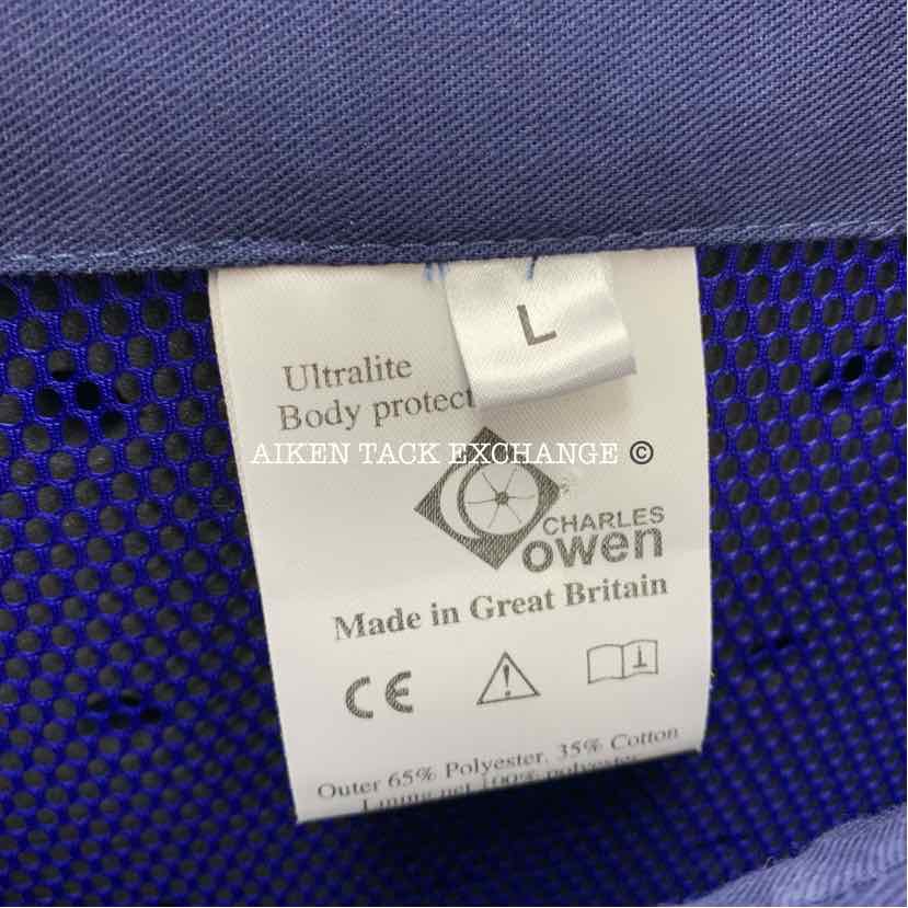 Charles Owen Ultralite Safety Vest, Size Large, MFG Date 4/2010