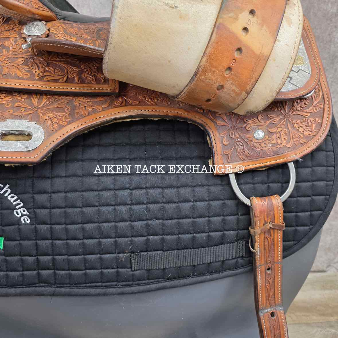 Dale Chavez Western Saddle, 16" Seat, Regular Tree - Semi QH Bars, Comes with Matching Bridle