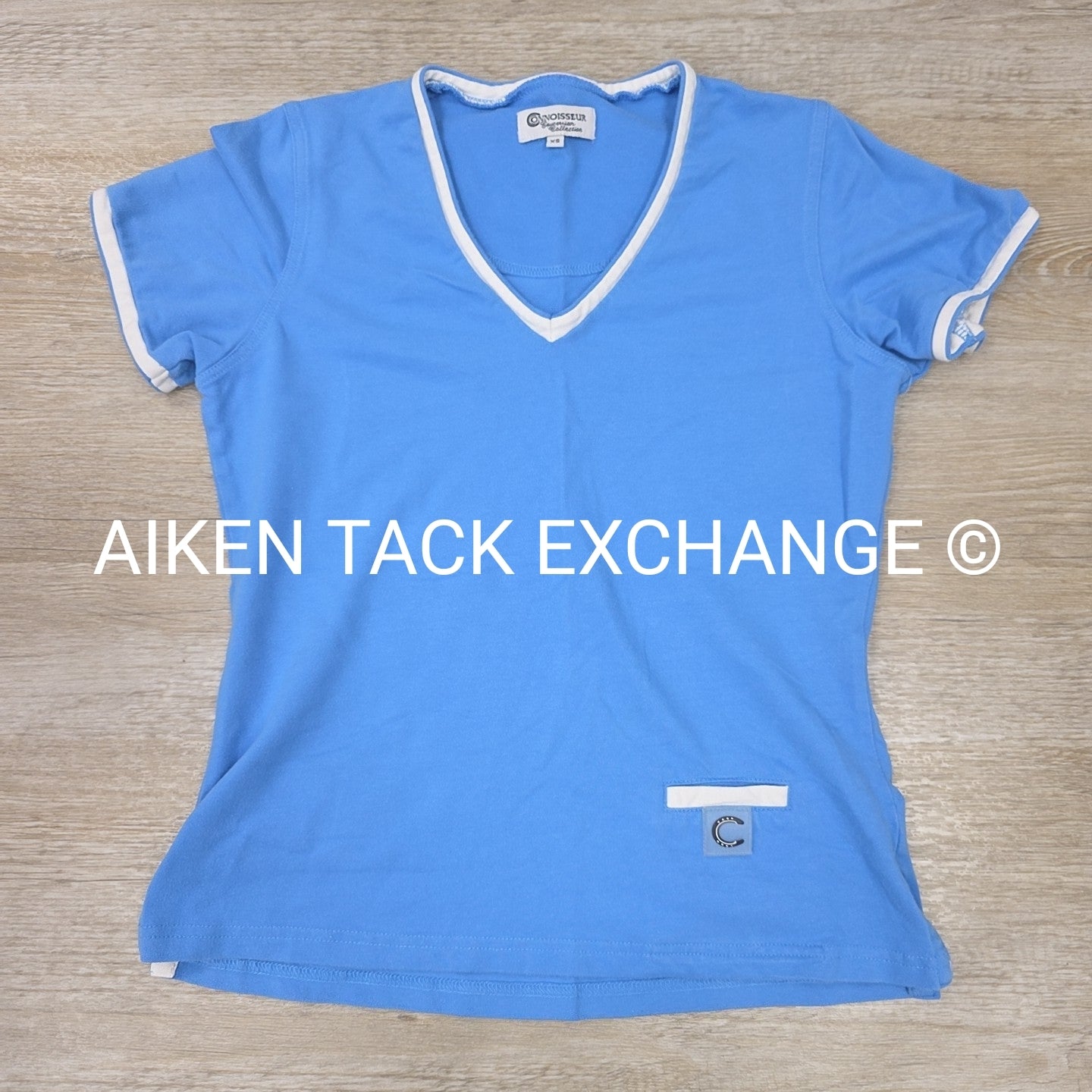 Connoisseur Equestrian Collection Short Sleeve Top, Size X-Small