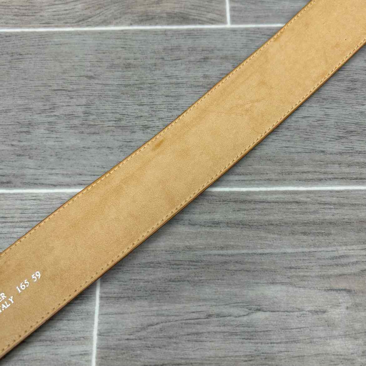 Tailored Sportsman Wide Snakeskin Belt, Size Small