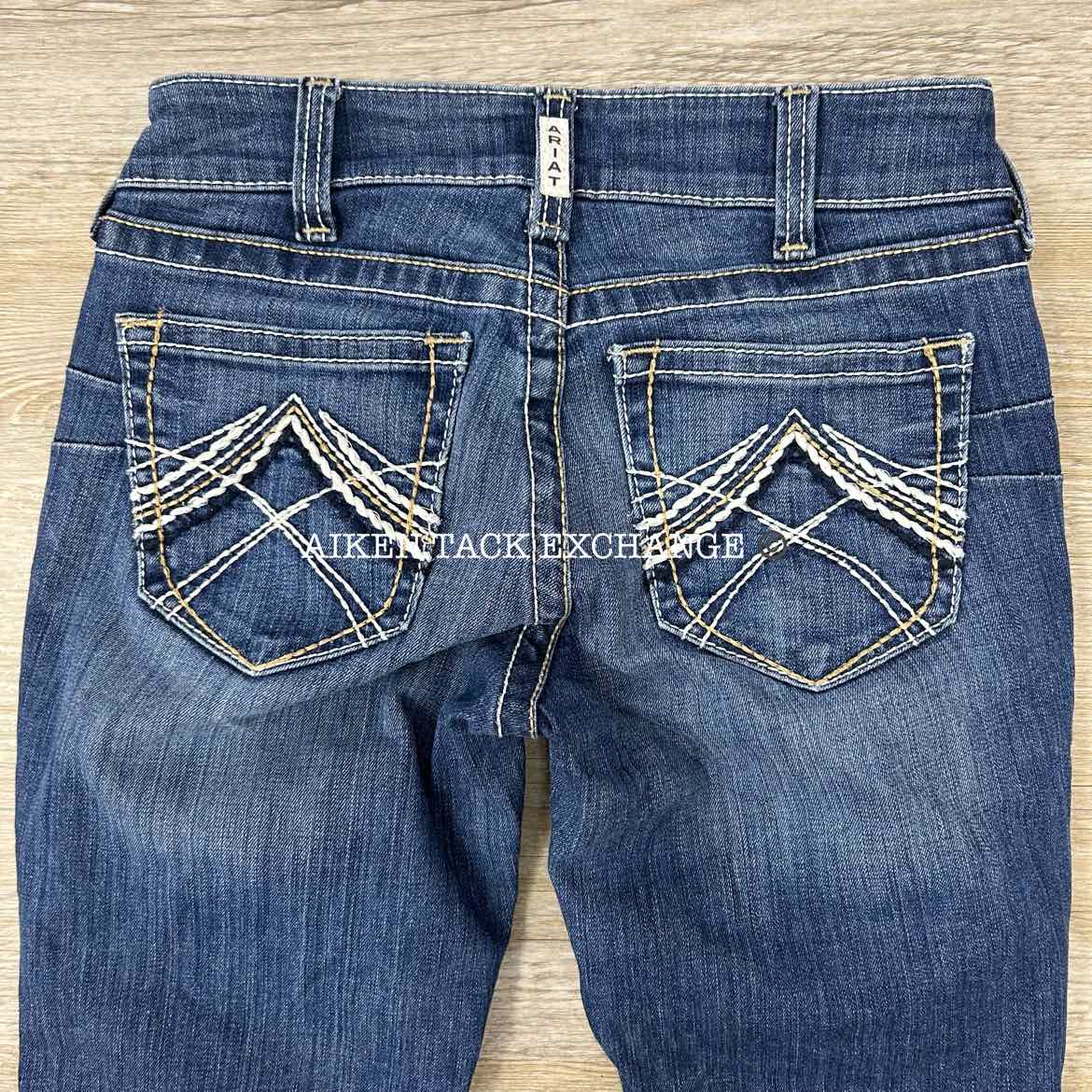 Ariat Mid Rise Boot Cut Jeans, Size 26 Short